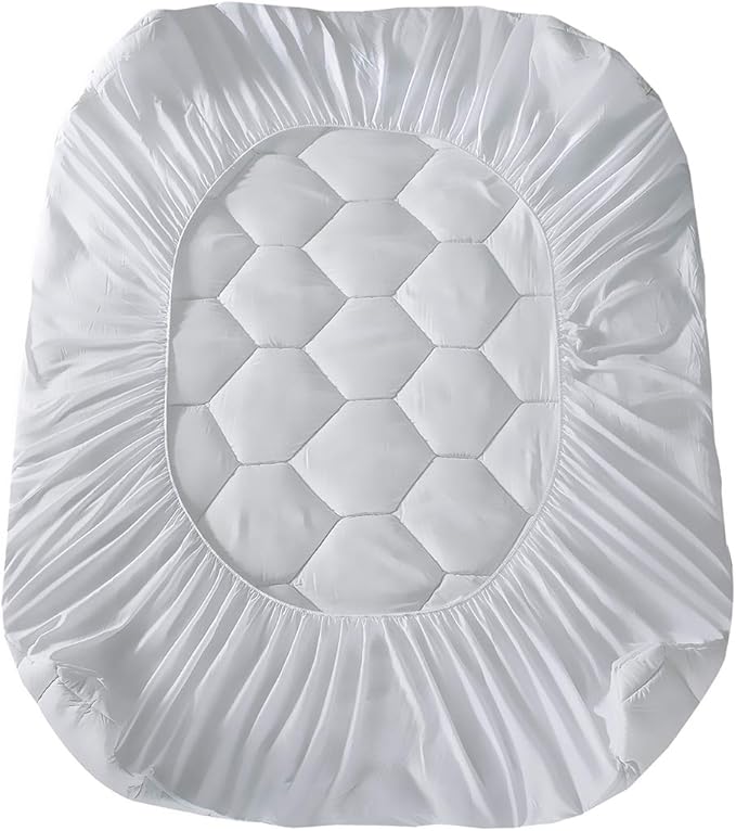King Mattress Pad, 8-21" Deep Pocket Protector Ultra Soft Quilted Fitted Topper - Image 6