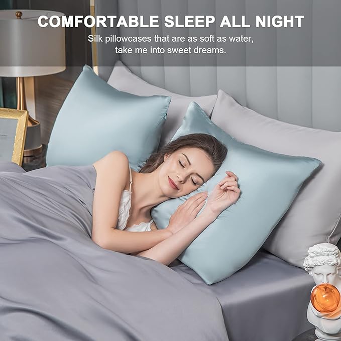 Mulberry Silk Pillowcase for Hair and Skin - Image 4