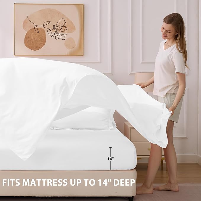 King Comforter Set White - Image 3