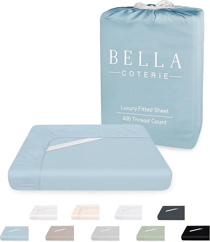 Bella Coterie California King Size Fitted Sheet Only | Luxury Bamboo Viscose | by BC