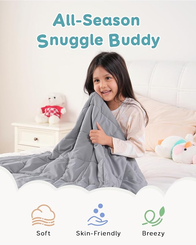 Topblan Weighted Blanket 5 lbs, Small Weighted Blanket 5 Pounds, Mini Heavy - Image 3