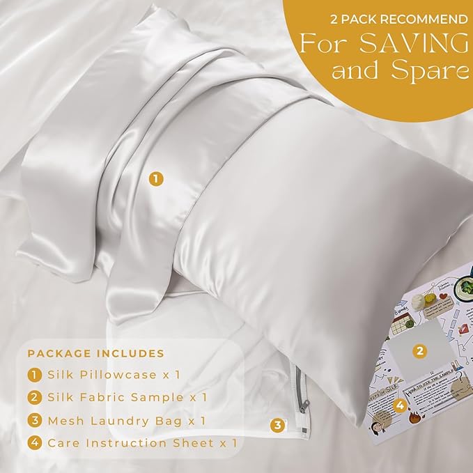 PROMEED Silk Pillowcase for Hair and Skin - Image 6