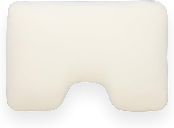 Wife Pillow - Insert, Plush Molded Memory Foam 80D - Can Use As Thin Sleeping Pillow for Stomach Sleeper. Ergonomic Size, Orthopedic Neck U Shaped Cutout: Ulta Soft High-Density Layer Support
