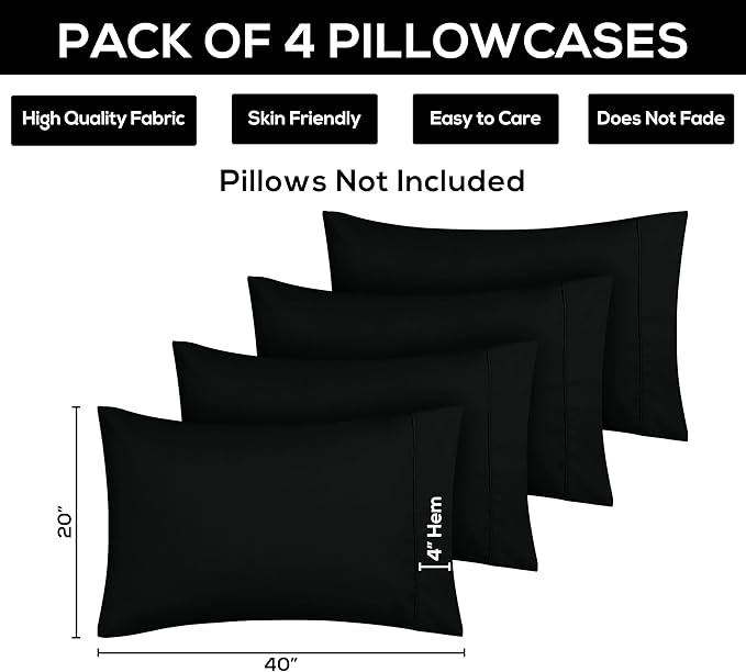 Utopia Bedding King Pillow Cases - Image 3