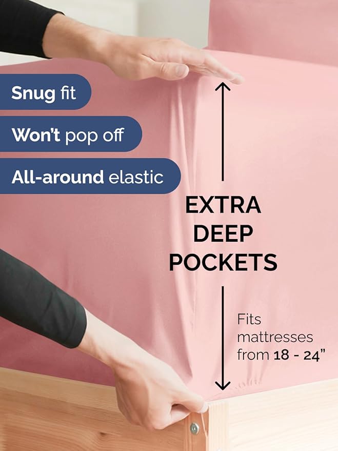 Extra Deep Split King Sheet Set - Image 3