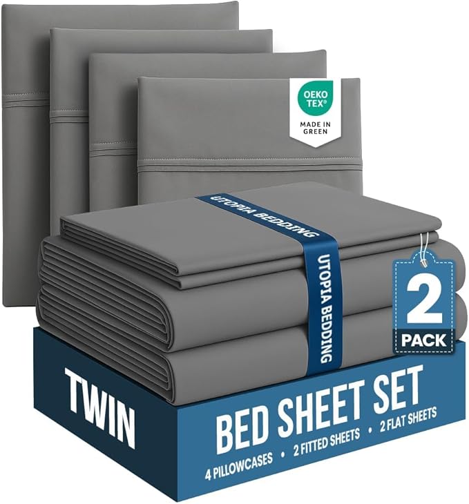Utopia Bedding Twin Bed Sheets Set by UTOPIABEDDING