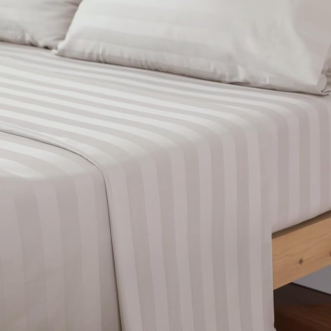 2-Pack Cotton Cal King Flat Sheet Only, 600 Thread Count 100% Egyptian Cotton - Image 7