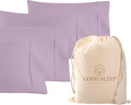 1000 TC Purple Standard Pillowcases Set of 4 100% Egyptian Cotton Pillow Cases by GoodSleepBedding