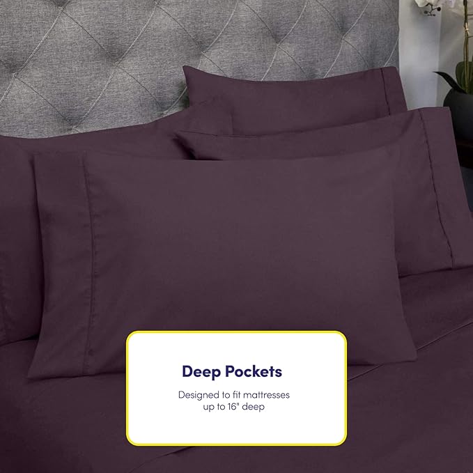Queen Sheets Purple - Image 5