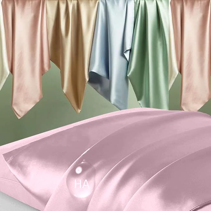 Silk Pillowcase for Hair and Skin, Mulberry Silk Pillow Cases Queen Size - Image 2