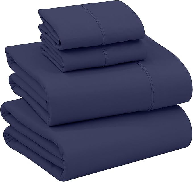 RUVANTI 100% Cotton Sheets – Full Size Percale Bedding, Cooling & Breathable by Ruvanti