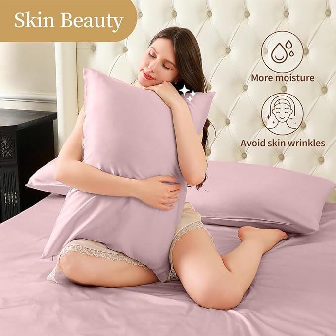 Mulberry Silk Pillowcase for Hair and Skin Queen Size 20"X 30" - Image 7