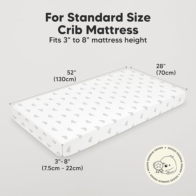 KeaBabies 2-Pack Organic Crib Sheets - Image 2