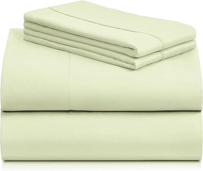 LuxClub 4 PC Sheet Set Bed Sheets Deep Pockets 16" Eco Friendly Wrinkle Free - Image 8