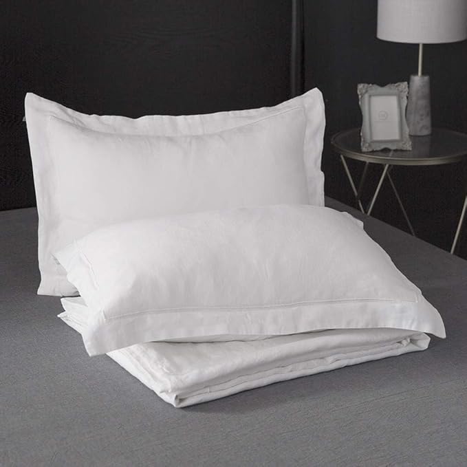 Simple&Opulence 100% French Flax Linen Duvet Cover Set - Image 7