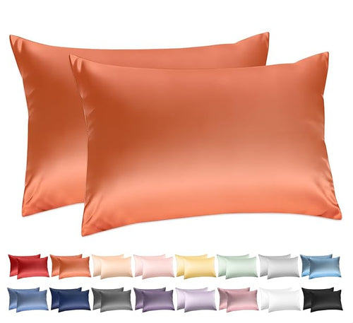 100% Cotton Queen Pillowcases Set of 2, Deep Dream 600 Thread Count Pillow Cases by DeepDream