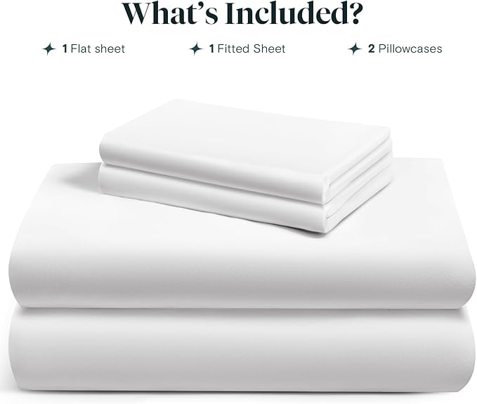 LuxClub Queen Sheet Set, 100% Viscose Derived from Bamboo Cooling Sheets - Image 2