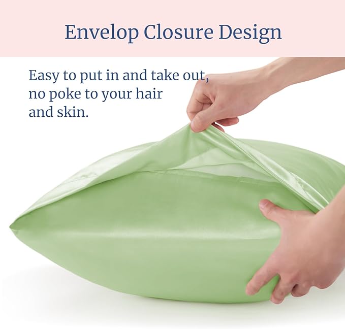 BEDELITE Satin Pillowcase for Hair and Skin, Super Soft Similar to Silk Pillow - Image 6