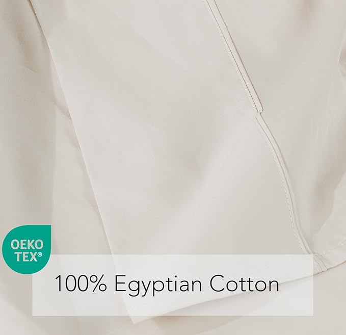 Shunjie.Home Flat Sheet Only Full Size, 400 TC 100% Egyptian Cotton Flat Sheet - Image 2