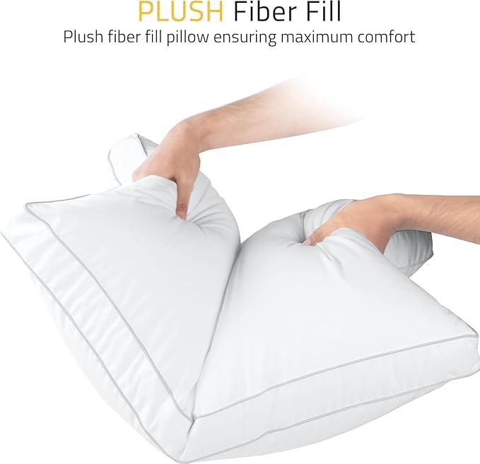 Utopia Bedding Bed Pillows for Sleeping King Size, Soft & Fluffy Pillow - Image 7