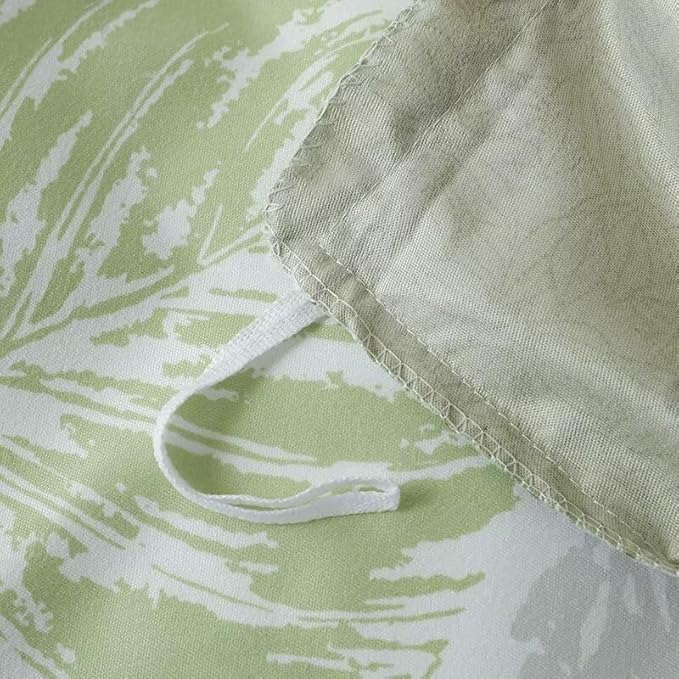 OAITE Duvet Cover Twin Size, Reversible Fallen Leaves Green Duvet Cover Set - Image 7