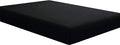 Sfoothome Black Fitted Sheet, 14 Inch Pocket Deep, Microfiber Sheets, Full Size by Sfoothome