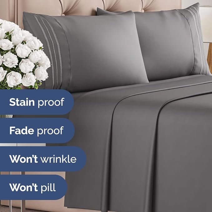 Cal King Size Flat Sheets - Image 7