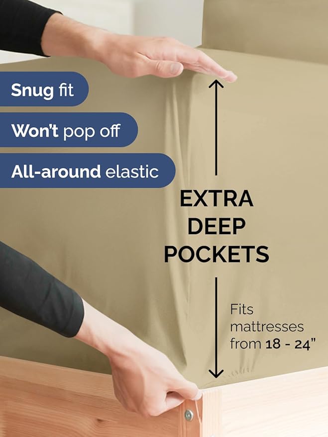 Extra Deep Queen Fitted Sheet - Image 2