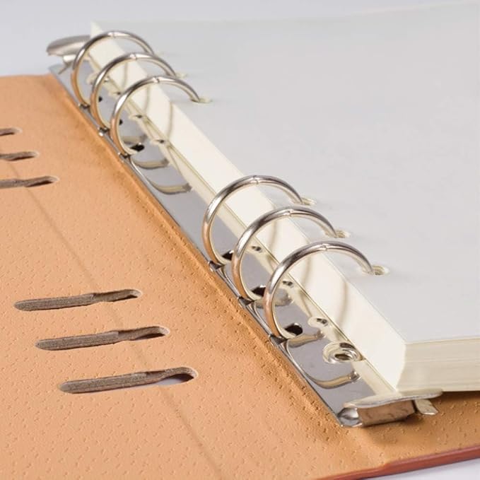 (5-Pack) A5 Blank Paper, Refills for Filofax Planner, Organizer, Binders, 6 Hole Punched, Total 500 Sheets/1000 Pages, 100gsm, White, 5.8 x 8.2 Inch, 6 Hole Filler Paper-DeskoryOffice