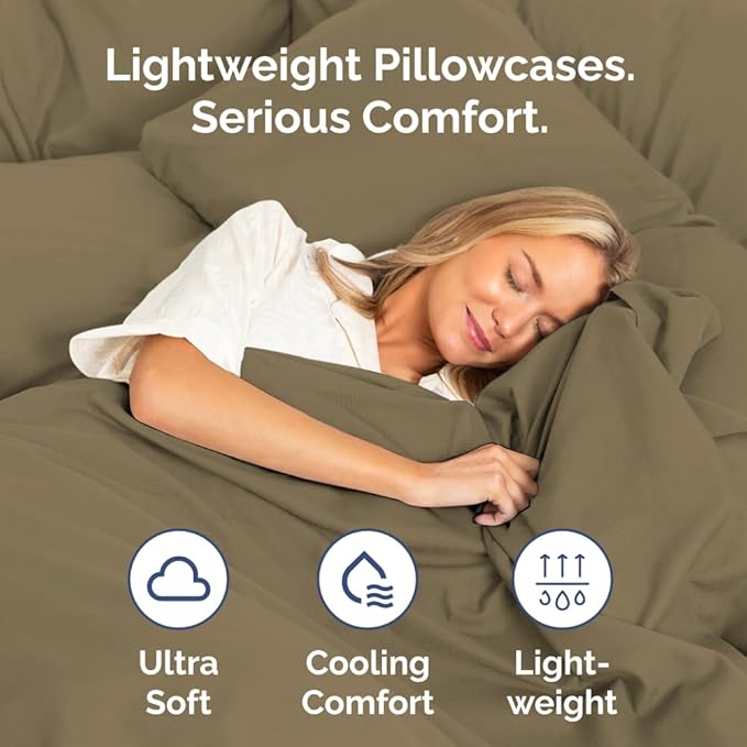 Body Pillowcases Set of 2-20x54 Long Body Pillow Case - Image 3