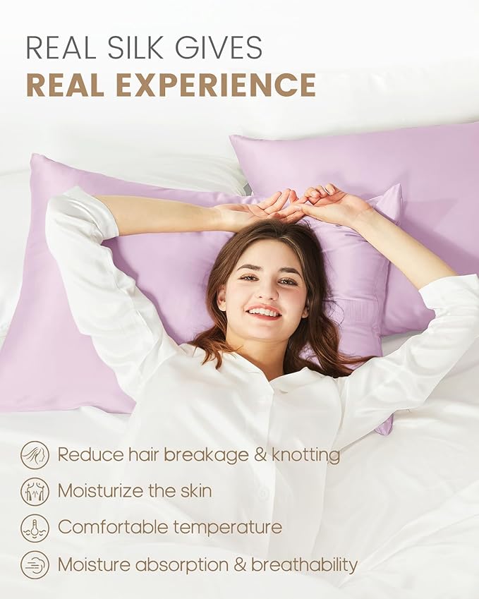THXSILK 100% Mulberry Silk Pillowcase - Image 3