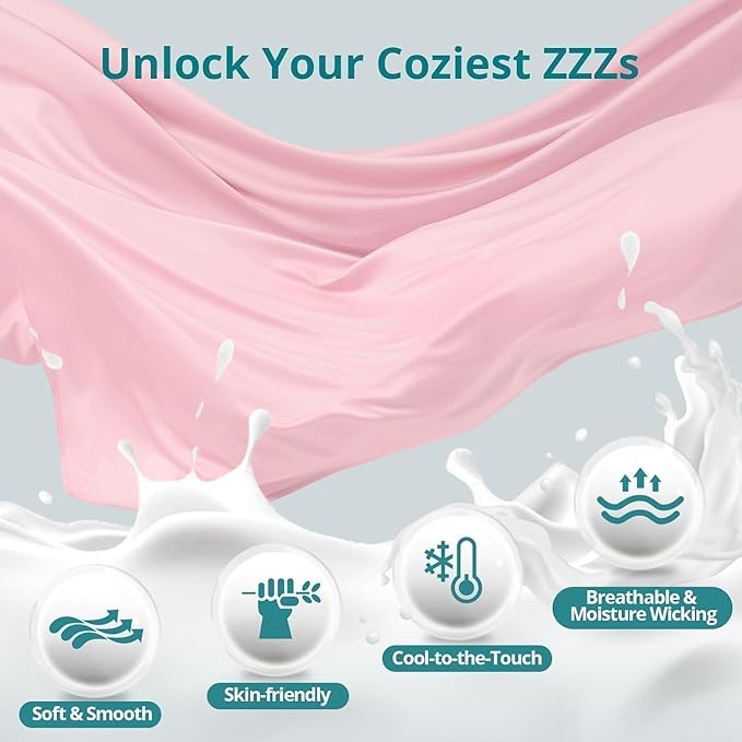 Sasttie Pregnancy Pillows for Sleeping, Jumbo U Shaped Cooling Full Body Pillow - Image 4
