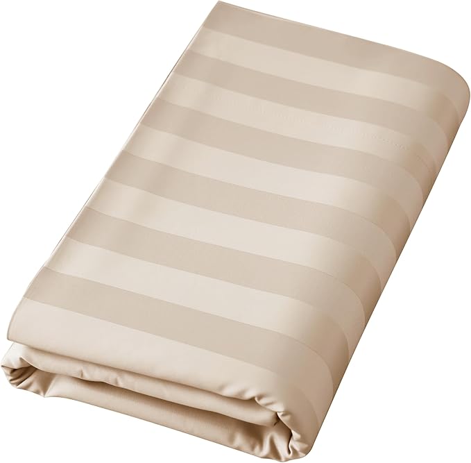 Cotton Flat Sheets Only, 600 TC 100% Cotton Flat Sheet Top Sheet Only, King by ShunjieHome