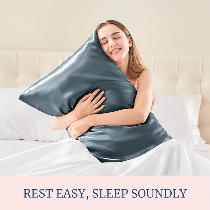 BEDELITE Satin Pillowcase for Hair and Skin, Super Soft and Cooling Similar to - Image 5