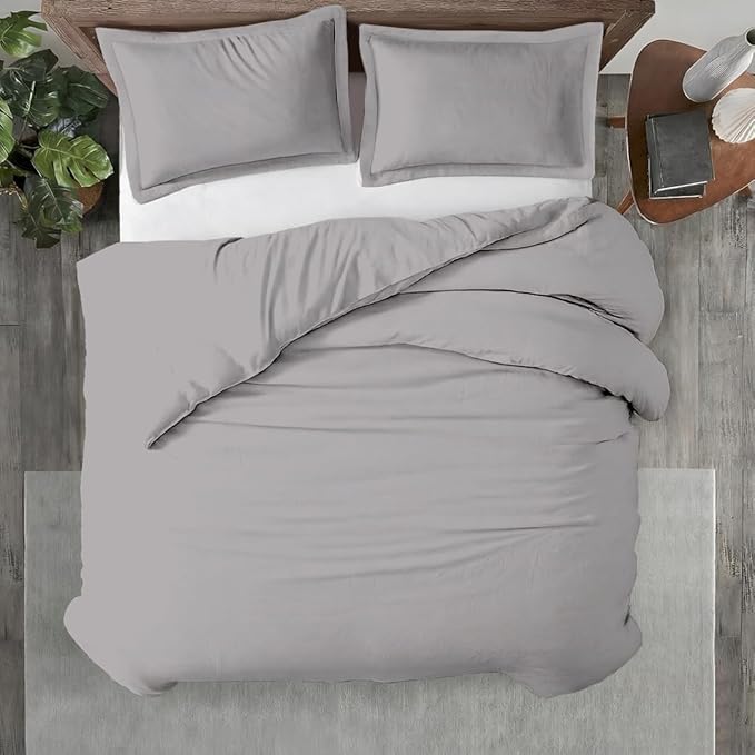 Kotton Culture 1 Pc Duvet Cover King Size-100% Egyptian Cotton 600 Thread Count by KottonCulture