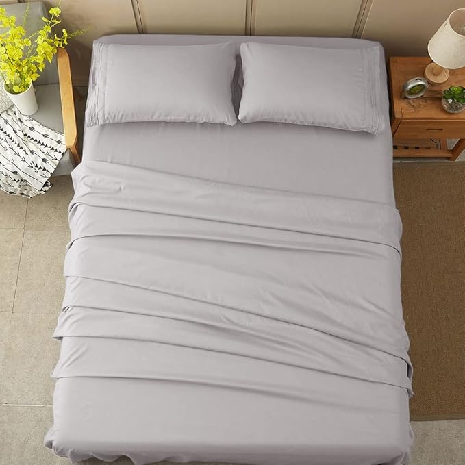 SONORO KATE Sheets Super Soft Microfiber 1800 Thread Count 16 Inch Deep Pocket - Image 8