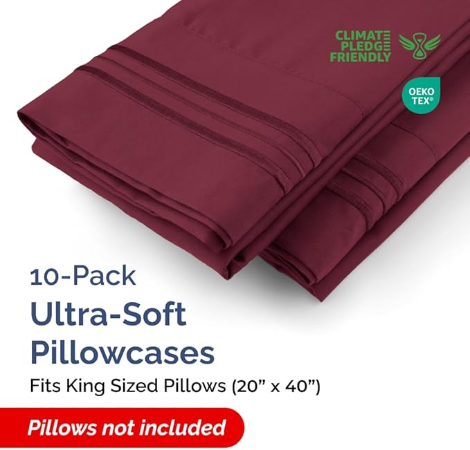 King Pillow Cases Set of 10 - Image 2