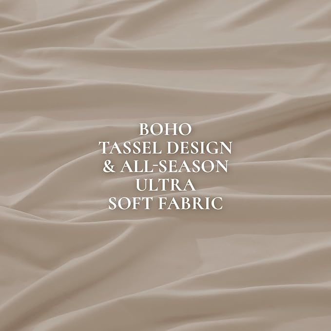 Andency California King Comforter Set Khaki - Image 7