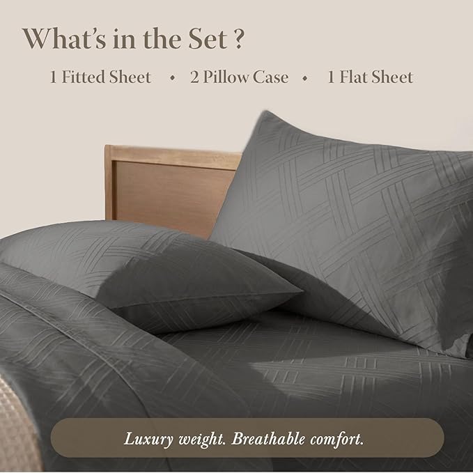Threadmill Luxury 100% Cotton Full Bed-Sheets - Image 4