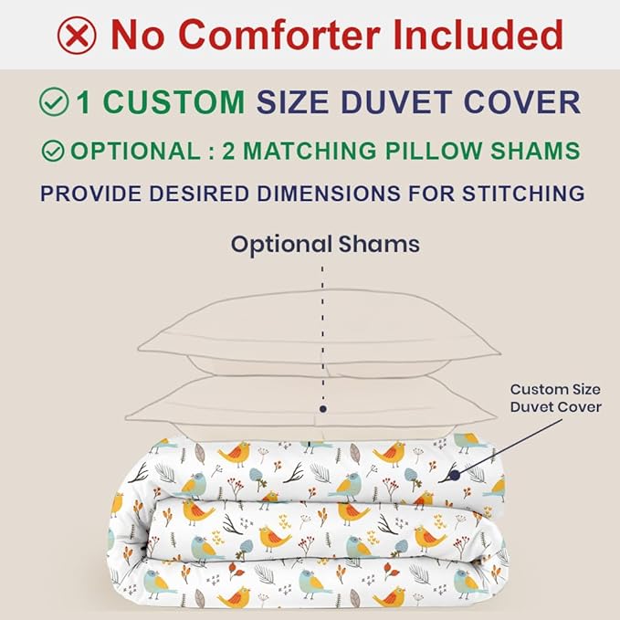 Kotton Culture Custom Duvet Cover -100% Egyptian Cotton 600 Thread Count Soft - Image 2