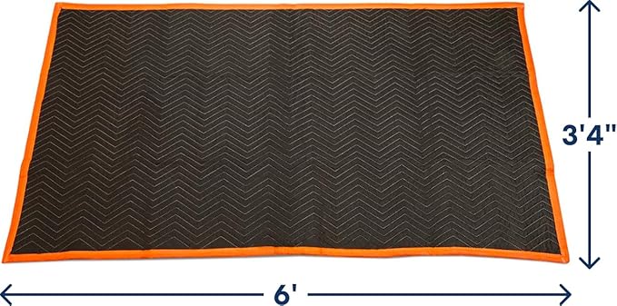 Simpli-Magic Heavy Duty Padded Moving Blankets 72" x 40" – 12 Pack – Packing - Image 5