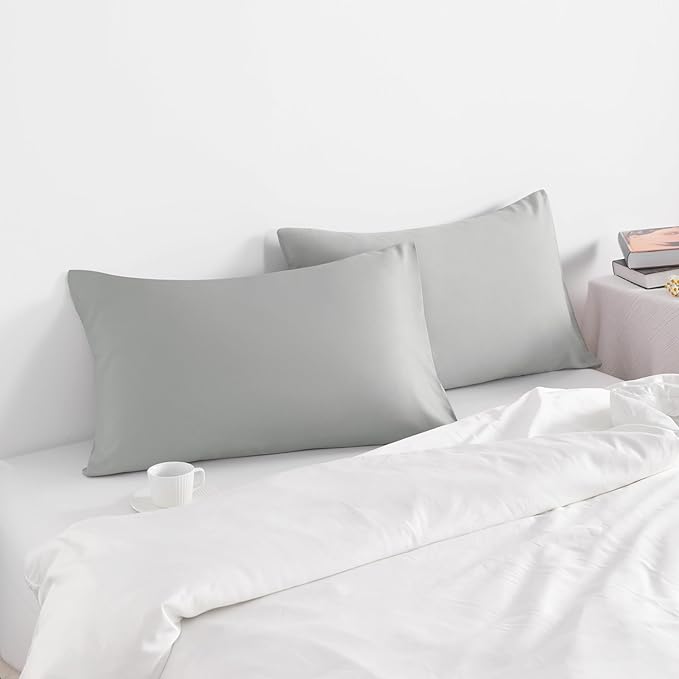 NTBAY Queen Pillow Cases Set of 2, 2 Pack Brushed Microfiber 20x30 Pillow Cases - Image 2