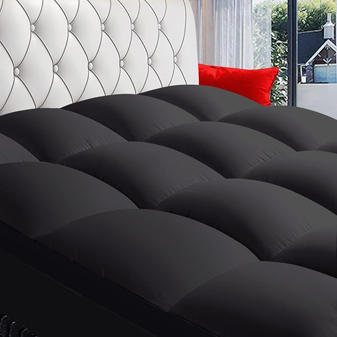 COONP Twin XL Mattress Topper, Extra Thick Pillowtop, Cooling Plush Mattress by COONP