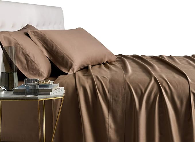 Royal Hotel Bedding 100% Viscose Made from Bamboo Sheets, Soft Cooling Sheets - Image 3
