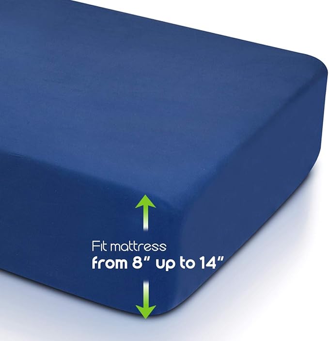 Fitted Sheet- COSMOPLUS Queen Fitted Sheet Only（No Flat Sheet or Pillow Shams） - Image 3