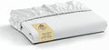 Linen Home 100% Cotton Percale Weave Fitted Sheet, Full Size, Snow White by LINENHOME