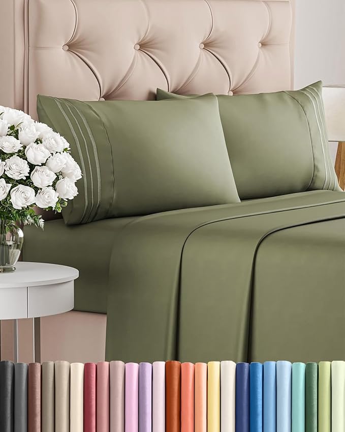 King Size 4 Piece Sheet Set by CGKUnlimited