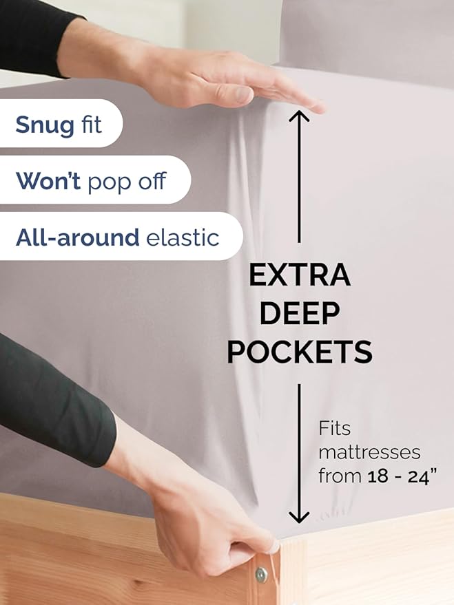 Extra Deep Queen Fitted Sheet - Image 2