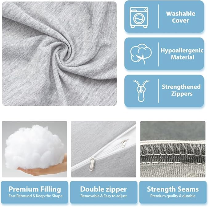Chilling Home Pregnancy Pillow, 55in Pregnancy Pillows - Image 7