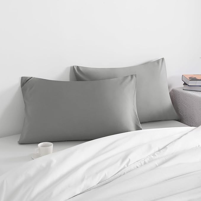 NTBAY King Pillow Cases Set of 2, 2 Pack Brushed Microfiber 20x36 Pillow Cases - Image 2